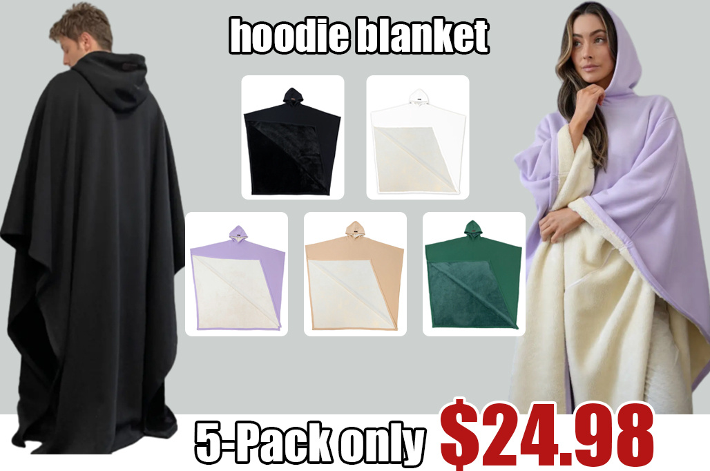 🎉New arrivals at special price💐hoodie blanket