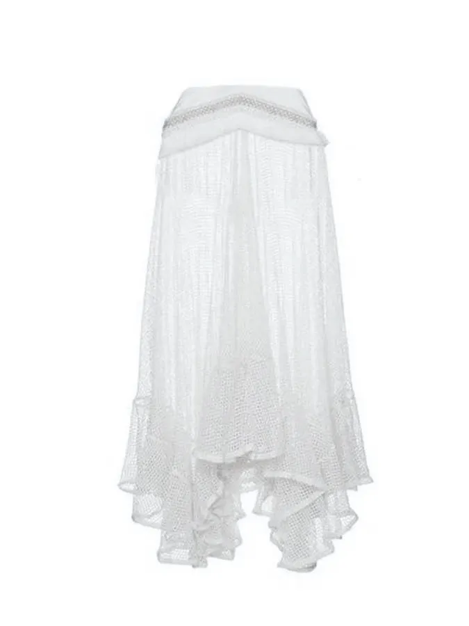 V Neck Tassel Cut Out One Piece Swimsuit