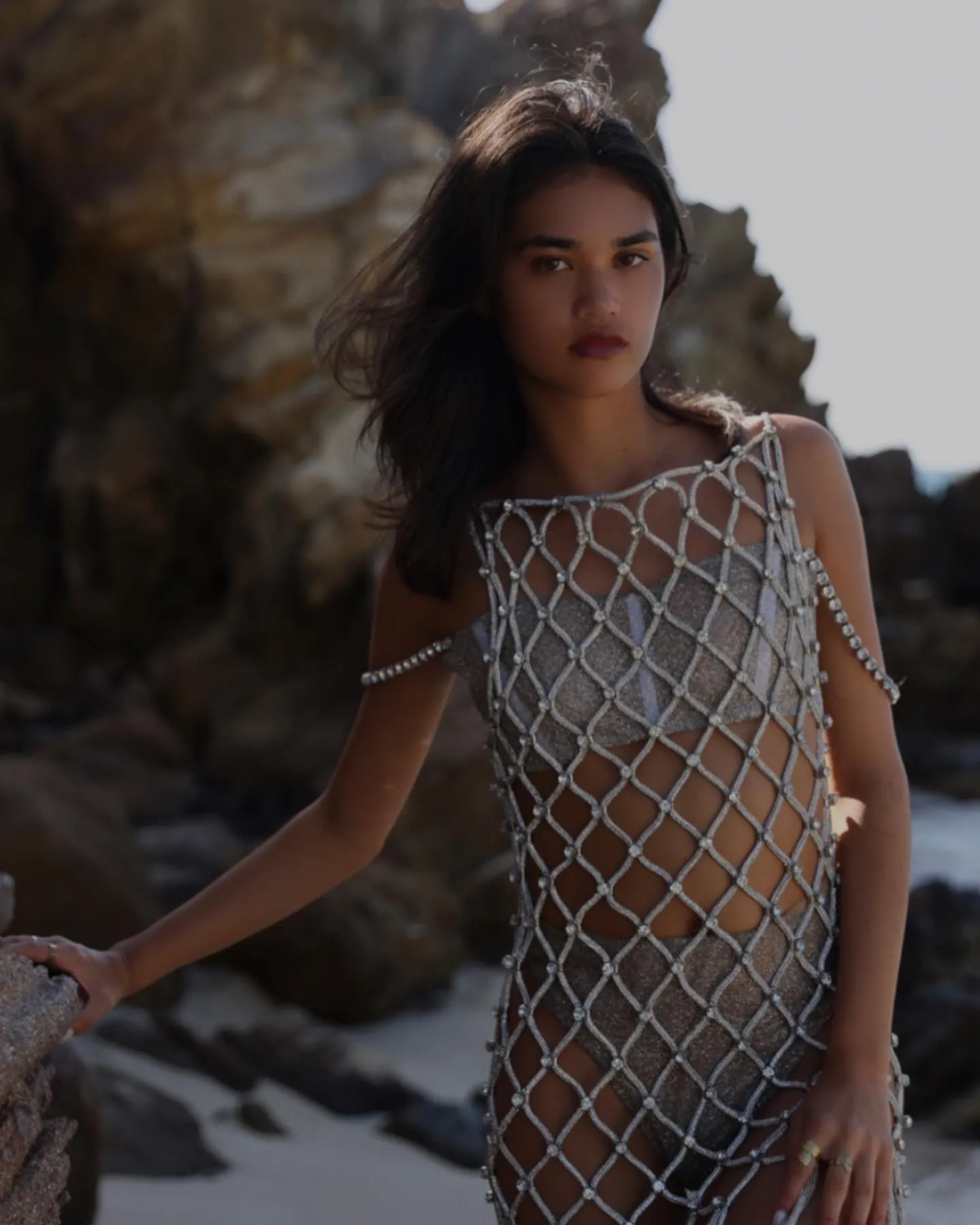 CRYSTAL ROPE DRESS