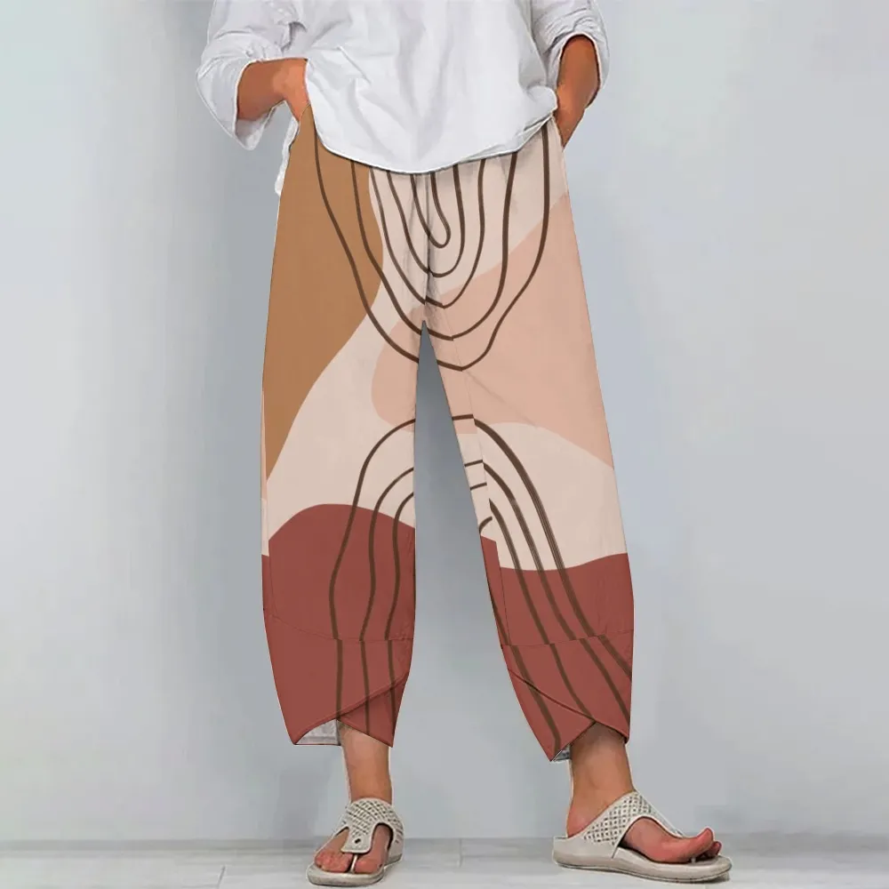Women's Casual Geometry Printed Pants